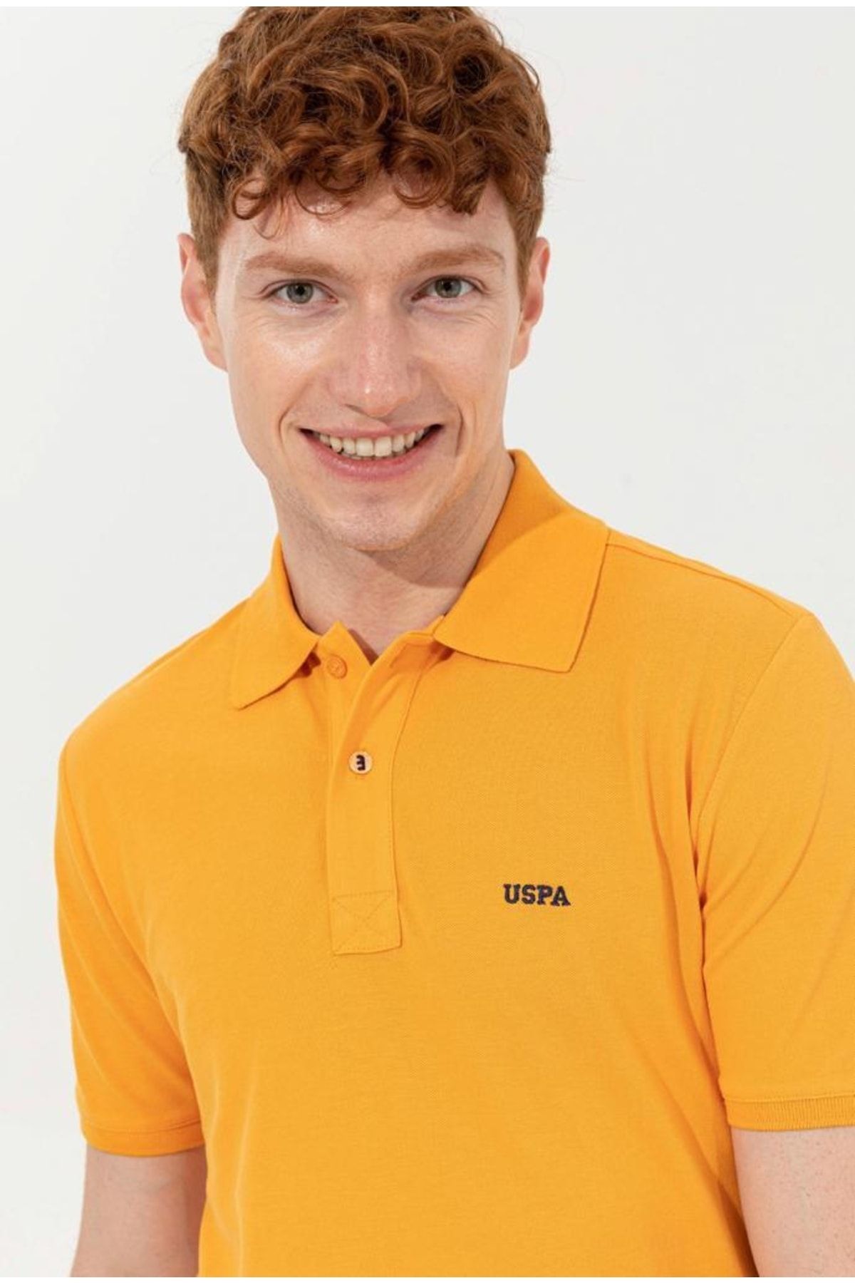 Dark yellow polo shirt hotsell