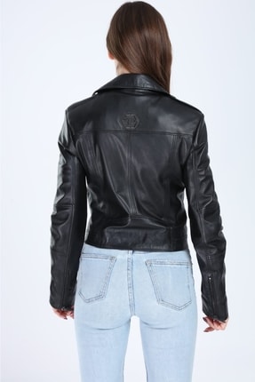 Follow Model Siyah Spor Deri Mont Image 3