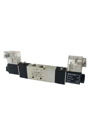 1/4-5/3 Kapalı Merkez 12 Volt Dc Çift Bobinli Hava Valfi Aır Suspansıyon Image 0