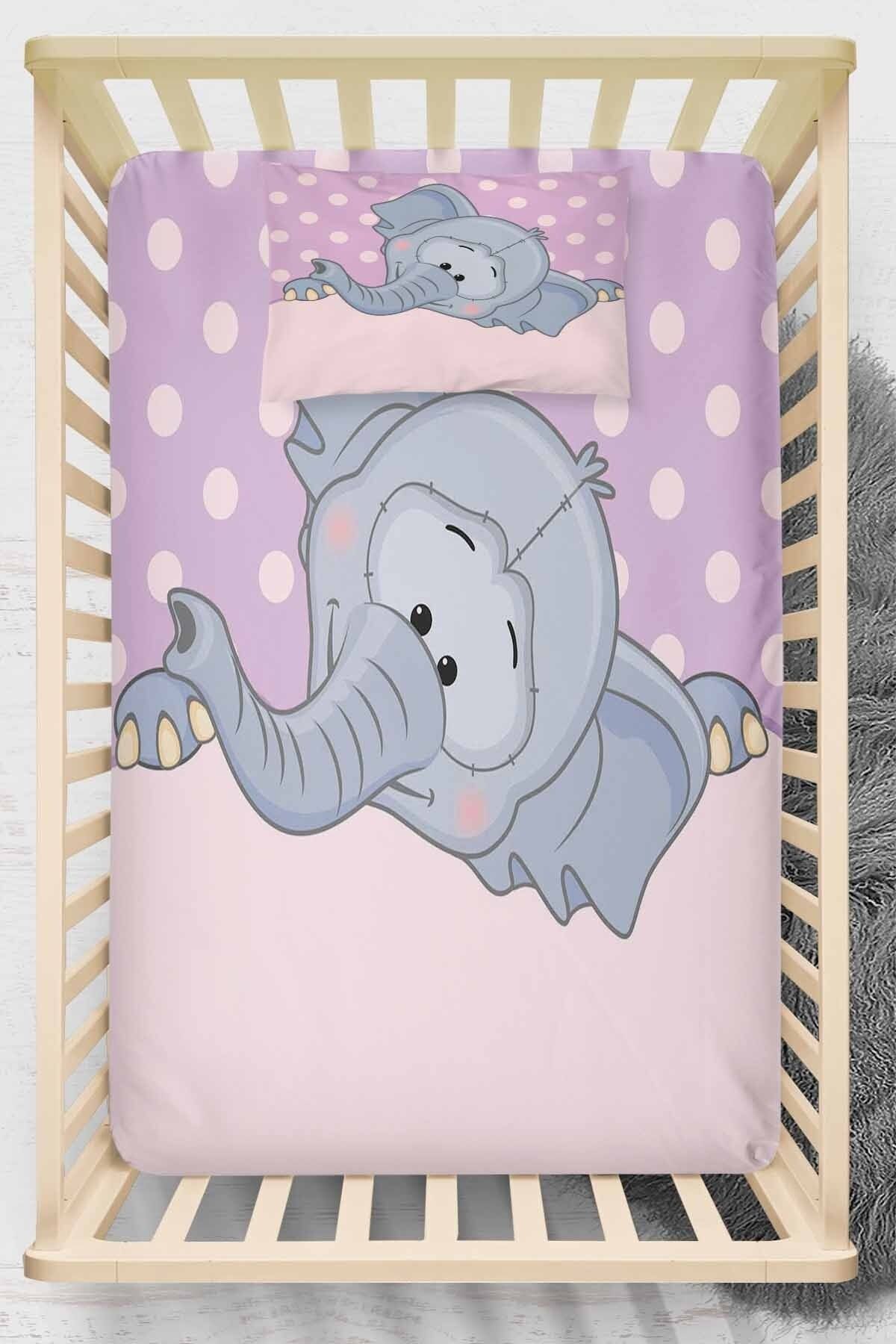 Purple elephant online baby bedding