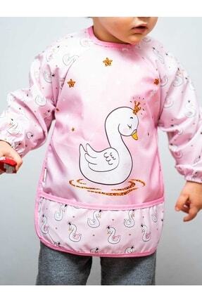 Kız Erkek Bebek Sıvı Geçirmez Uzun Kollu Tatlı Mama Ve Aktivite Önlüğü Image 0