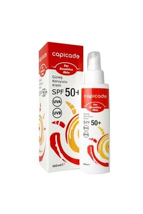 Capicade Spf 50+ Hassas Ciltler Için Güneş Koruyucu Krem 100 Ml Image 0