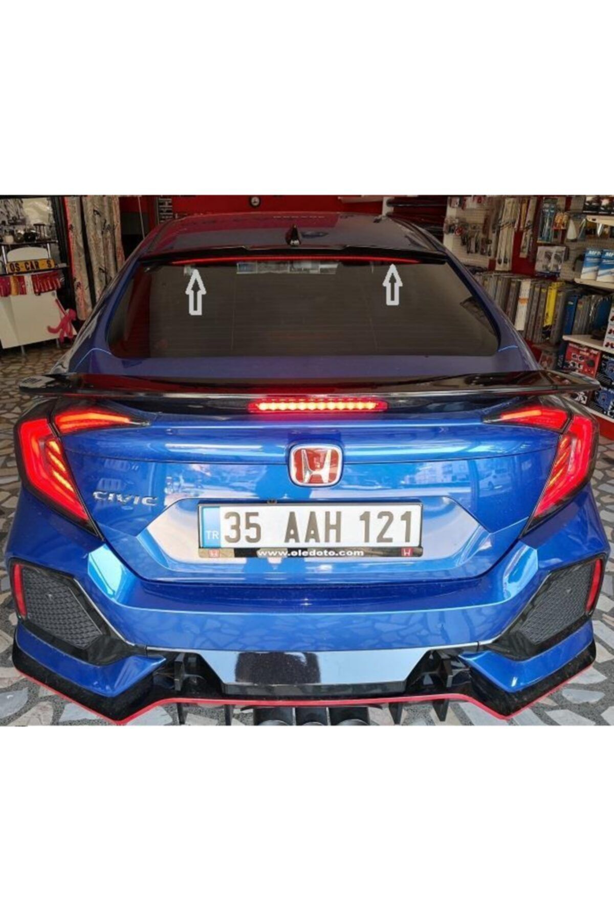 OLED GARAJ Honda Civic Arka Cam Üstü Led Aparatı
