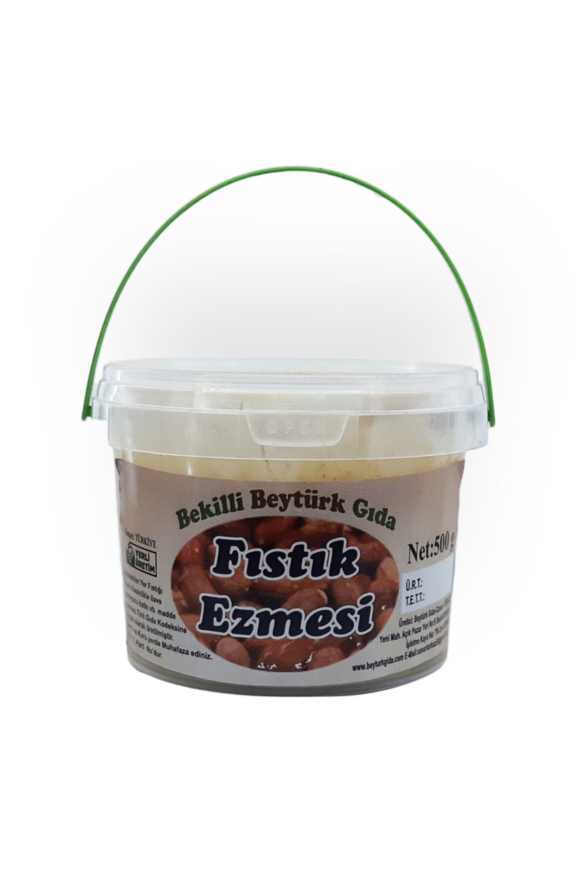 Bekilli Beytürk Gıda Fıstık Ezmesi 500 Gr