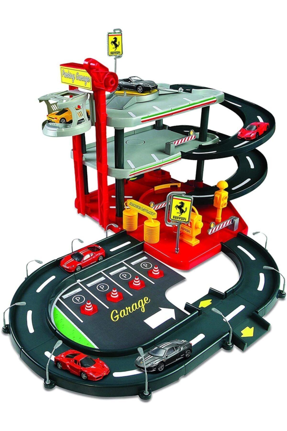 Burago Ferrari 3 Katlı Garaj Set