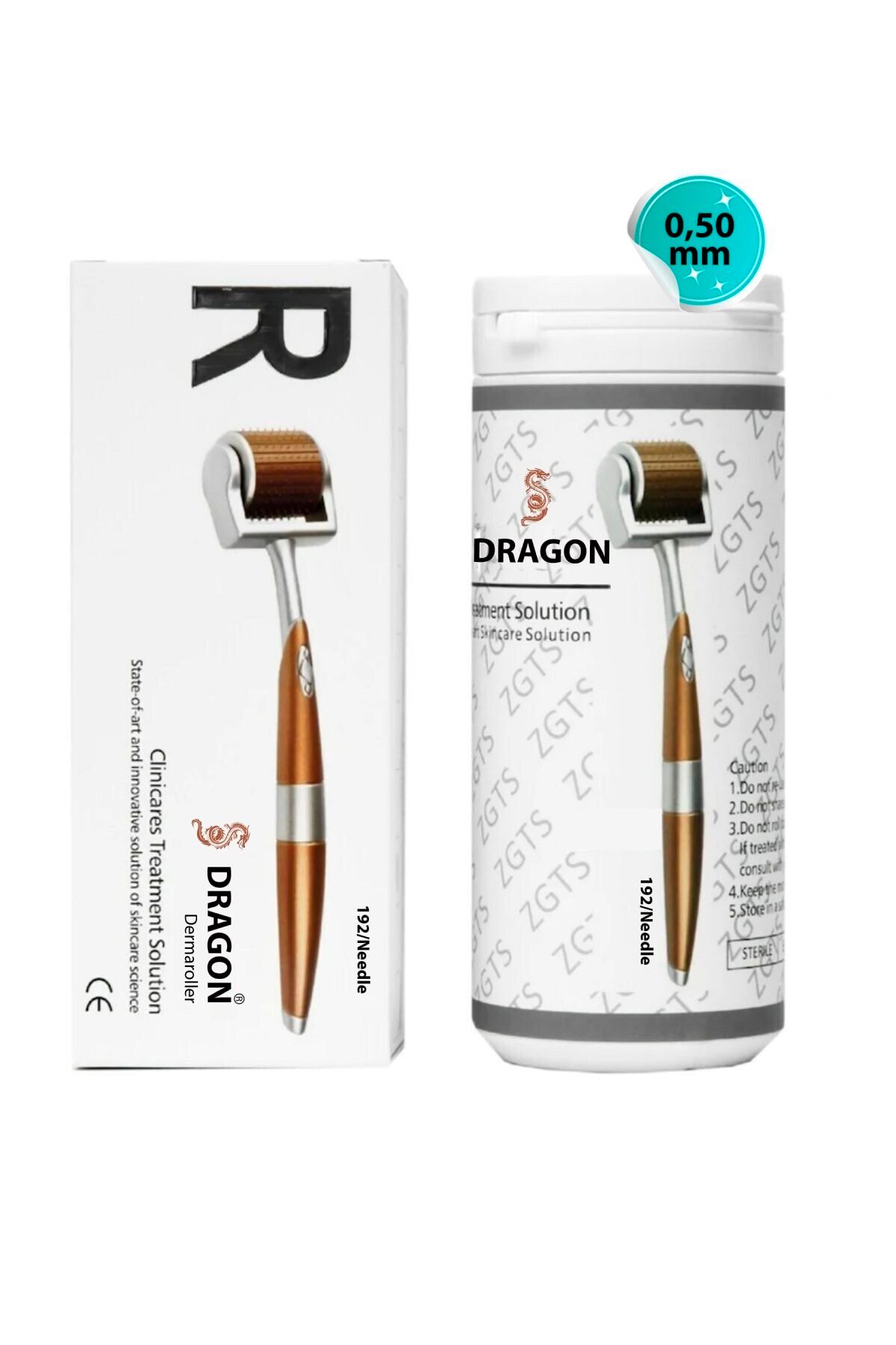 DR. NEEDLE Dragon Drm Zgts Dermaroller 192 Iğneli Titanyum 0,50 Mm + 30ml
