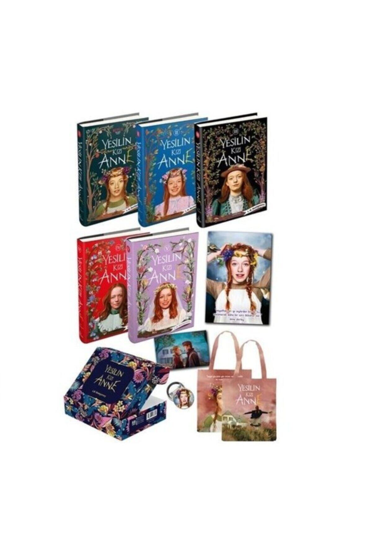 Ephesus Yayınları Yeşilin Kızı Anne Seti - 5 Kitap Takım - Kutulu - Özel Çanta-poster-kartpostal Ve Rozet Hediyeli