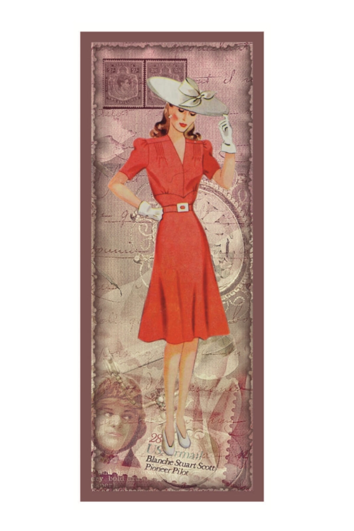 İstisna Vintage Serisi Kitap Ayracı Model 4.