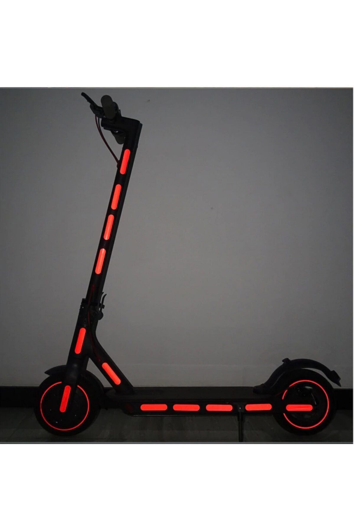 Doosl M365 M365 Pro 1 Ve 2 Elektrikli Scooter Için Gece Güvenlik Yansıtıcı Sticker Kırmızı Renk