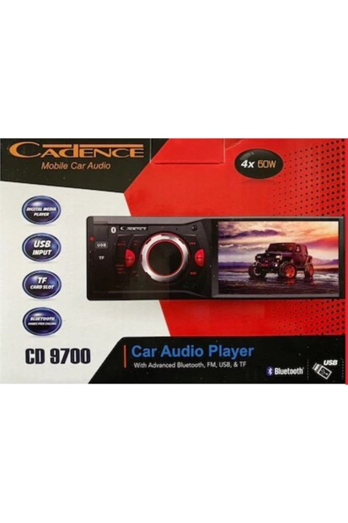 Cadence Cd 9700 4.0 '' Tft Ekranlı Teyp