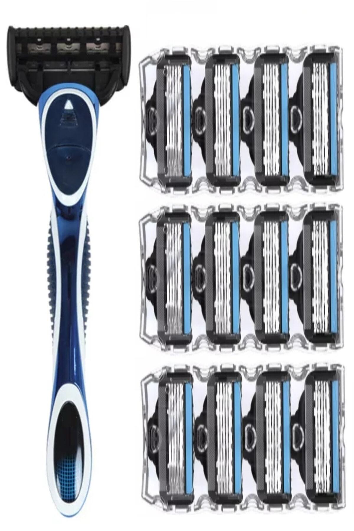 JUDAS Qualis Shave J8 Makine + 12 Adet Kartuş - 5 Bıçaklı