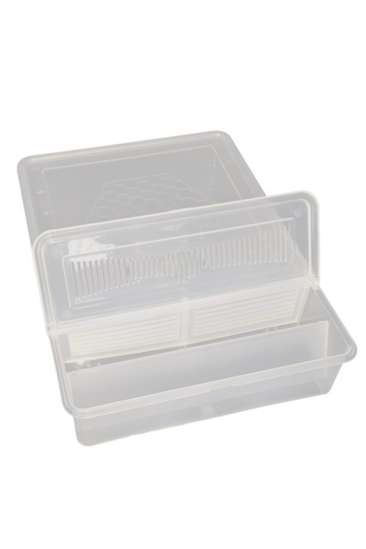 TarımGaraj Kutu Yemlik Şurupluk Plastik Gri-1.5 Lt