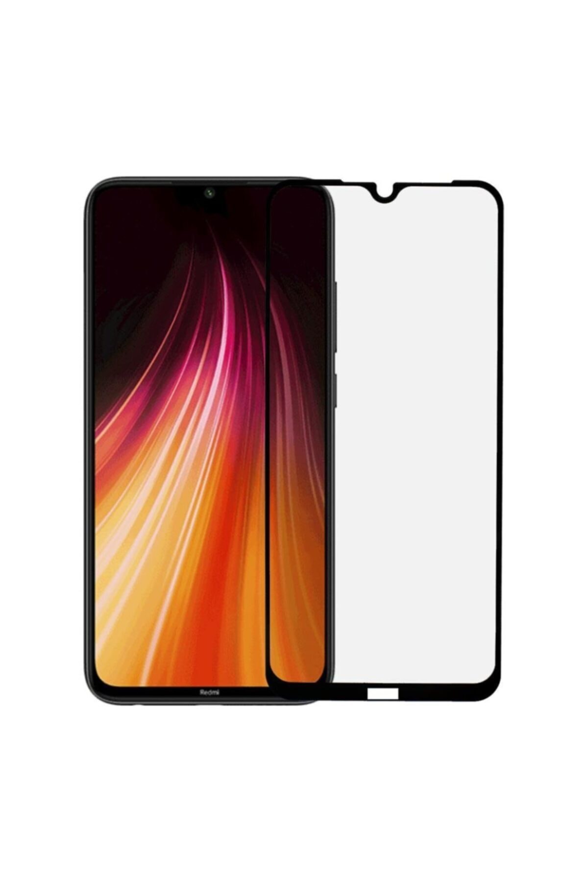POWELL XİAOMİ Redmi Note 8 Uyumlu Tam Kaplayan Seramik Kırılmaz Cam Jelatin Darbe Korunma Ekran Koruyucu
