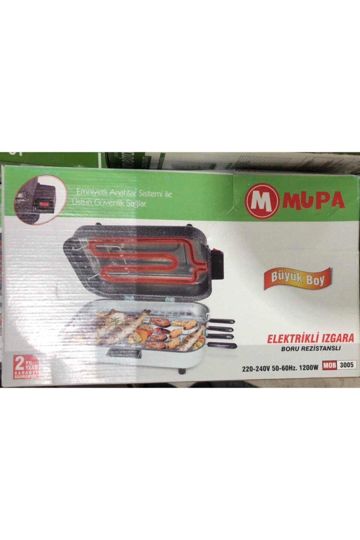 Mupa Çift Telli Elektrikli Barbekü Izgara 1200 Watt Mob 3005