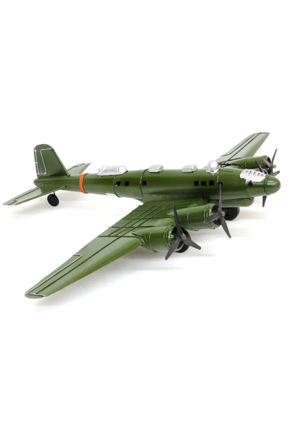 ehobim Metal Askeri Bombardıman Uçağı Figür El Yapımı 50x70 Cm