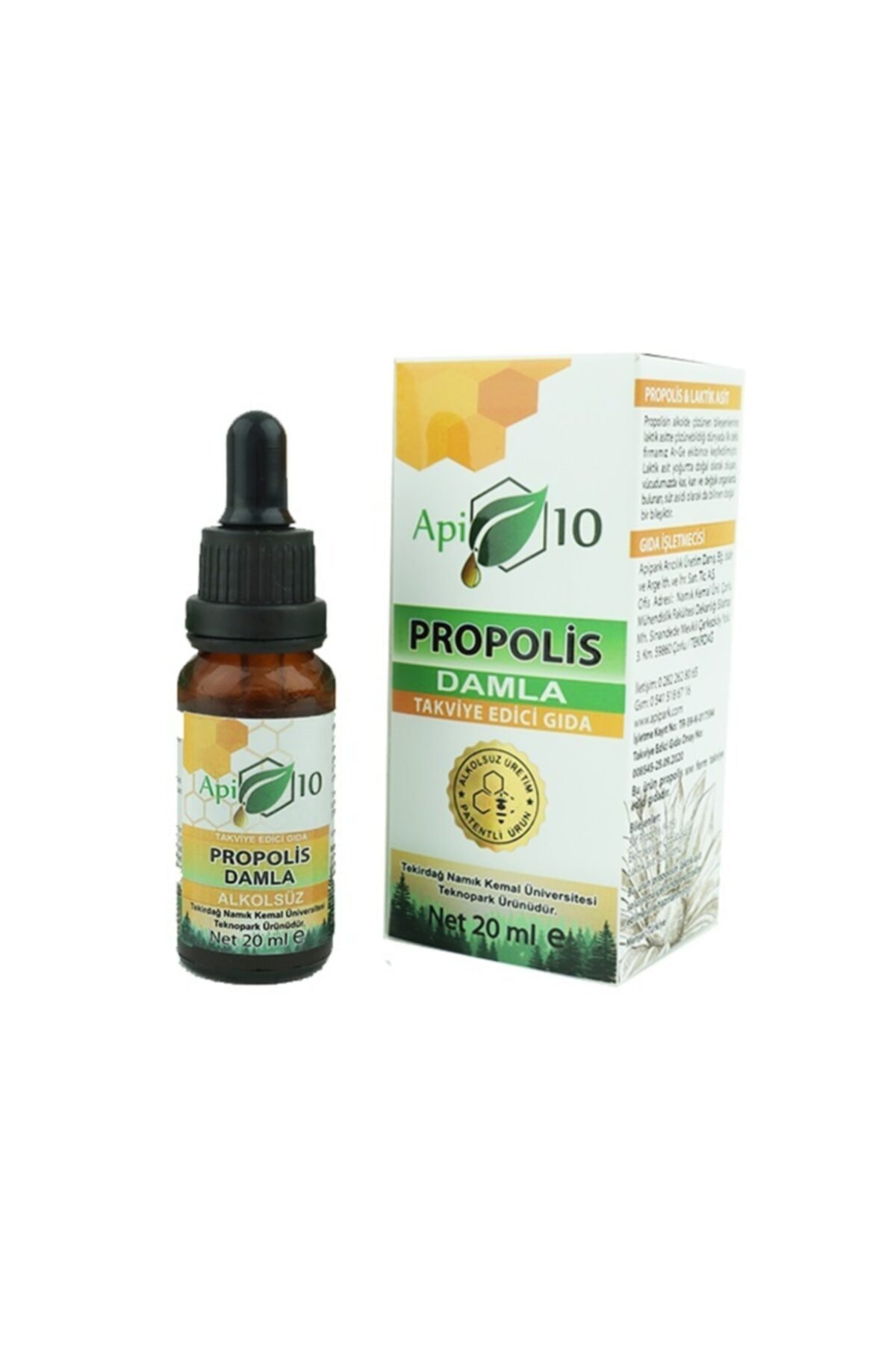Api10 Propolis Damla (Alkolsüz) Takviye Edici Gıda