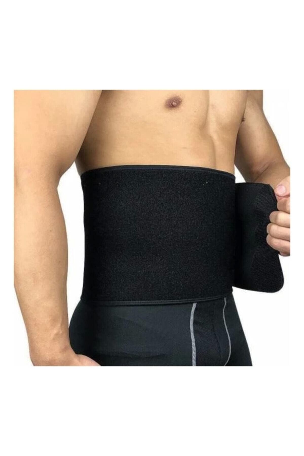 Buda Bizde Neopren Termal Sauna Kemer Bel Korsesi Geniş Bel Boyutlu Zayıflama Korsesi