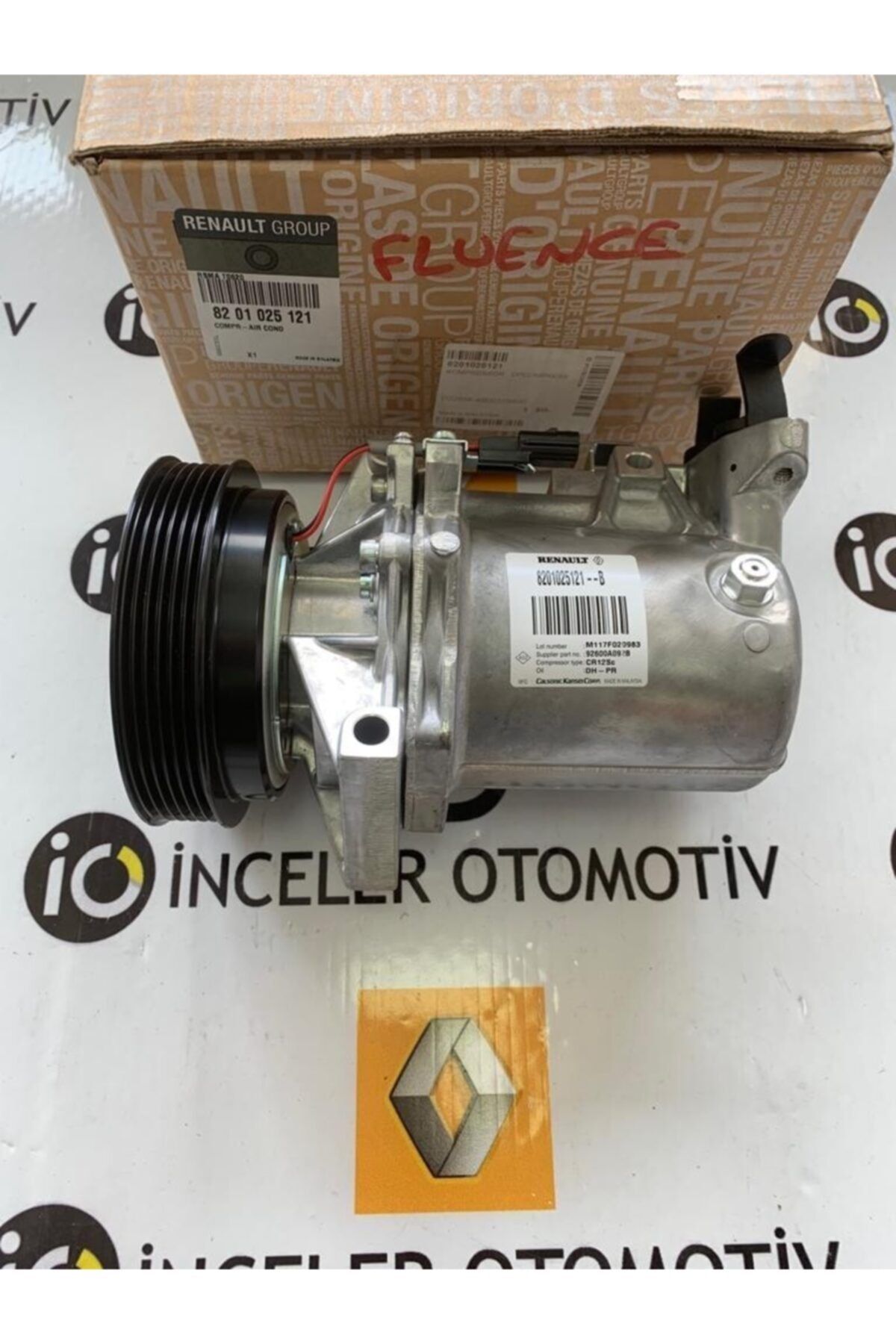 İnceler 8201025121 Fluence Yenı Sandero Klima Kompresörü