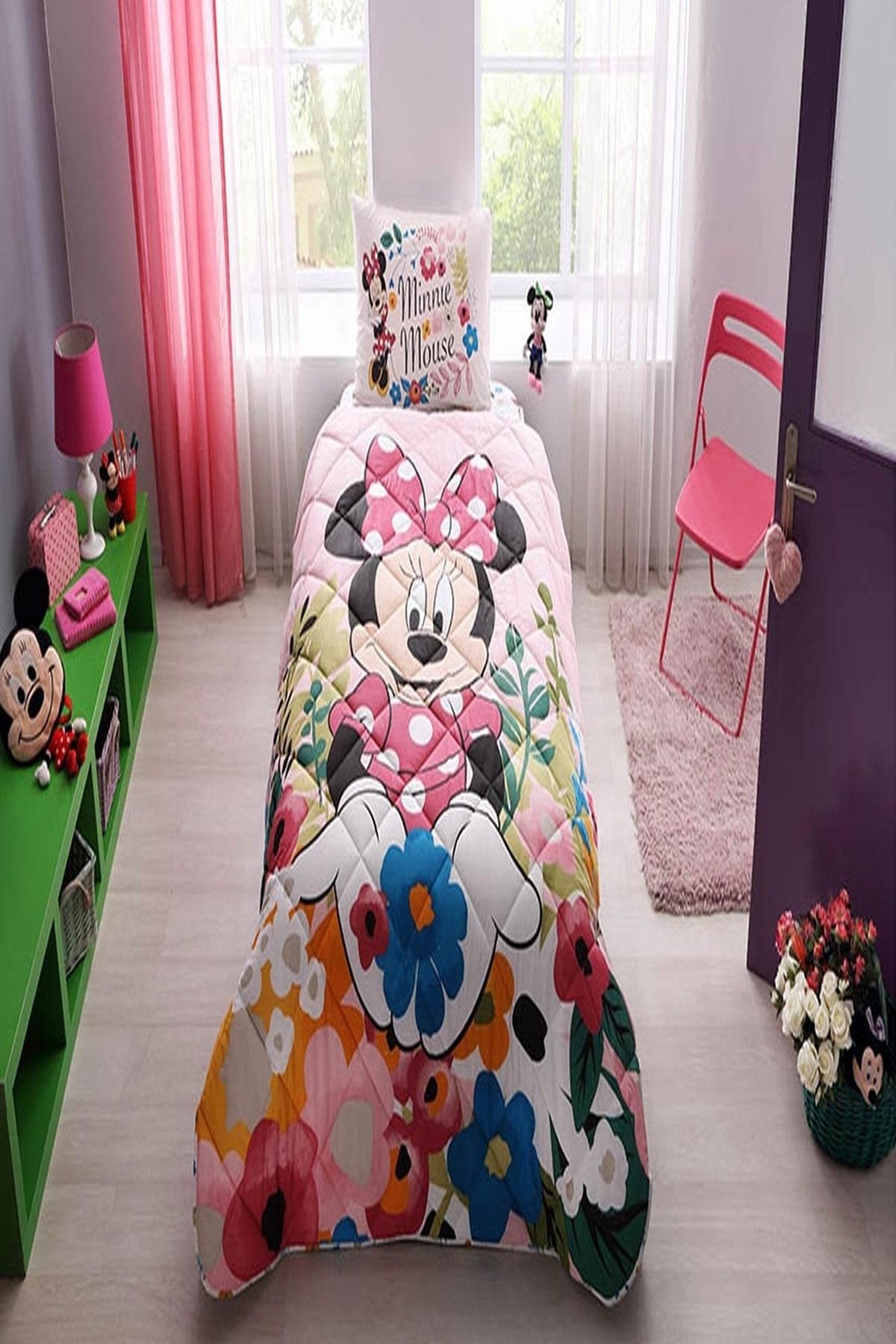 tac lisansli tek kisilik uyku seti minnie fiyati yorumlari trendyol