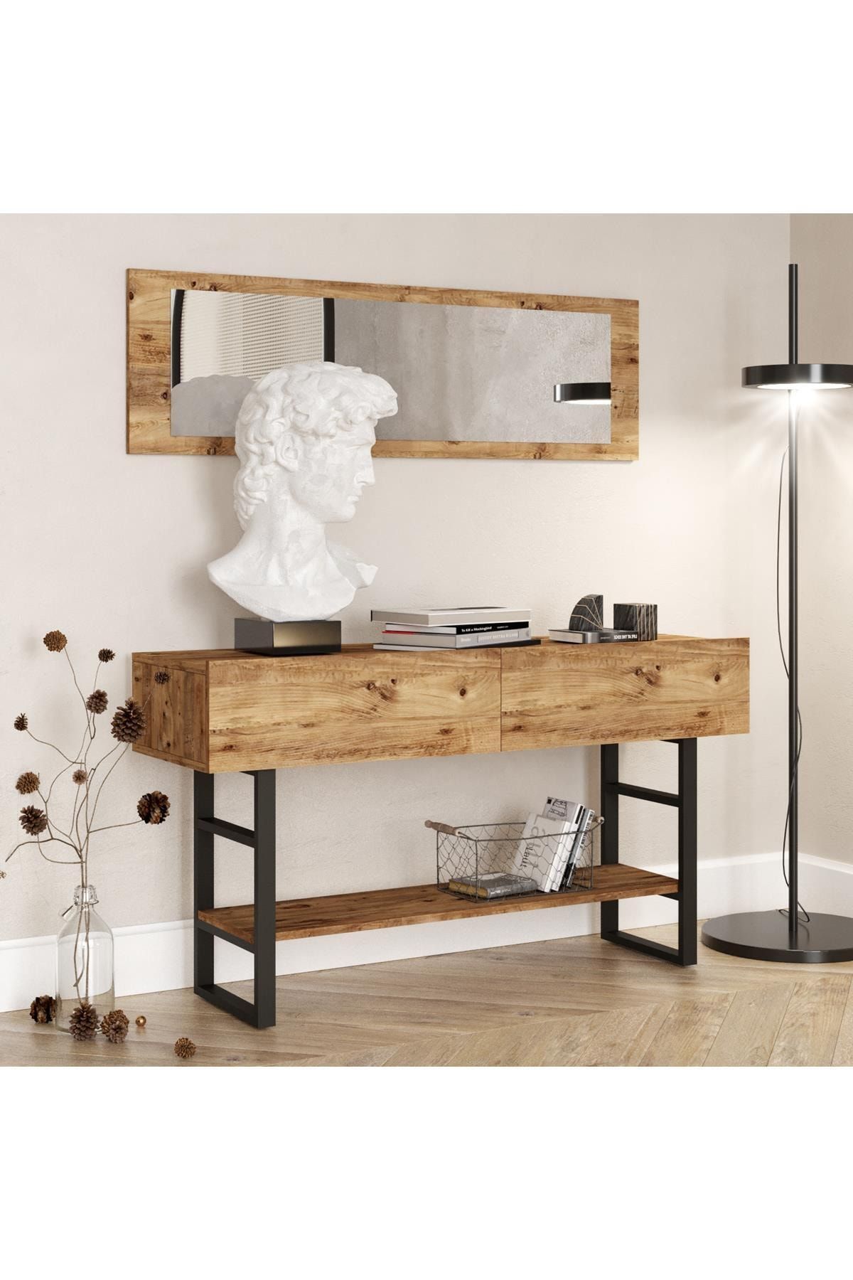 Robin Home Vegas Serisi No 24 Kapaklı Aynalı Dresuar