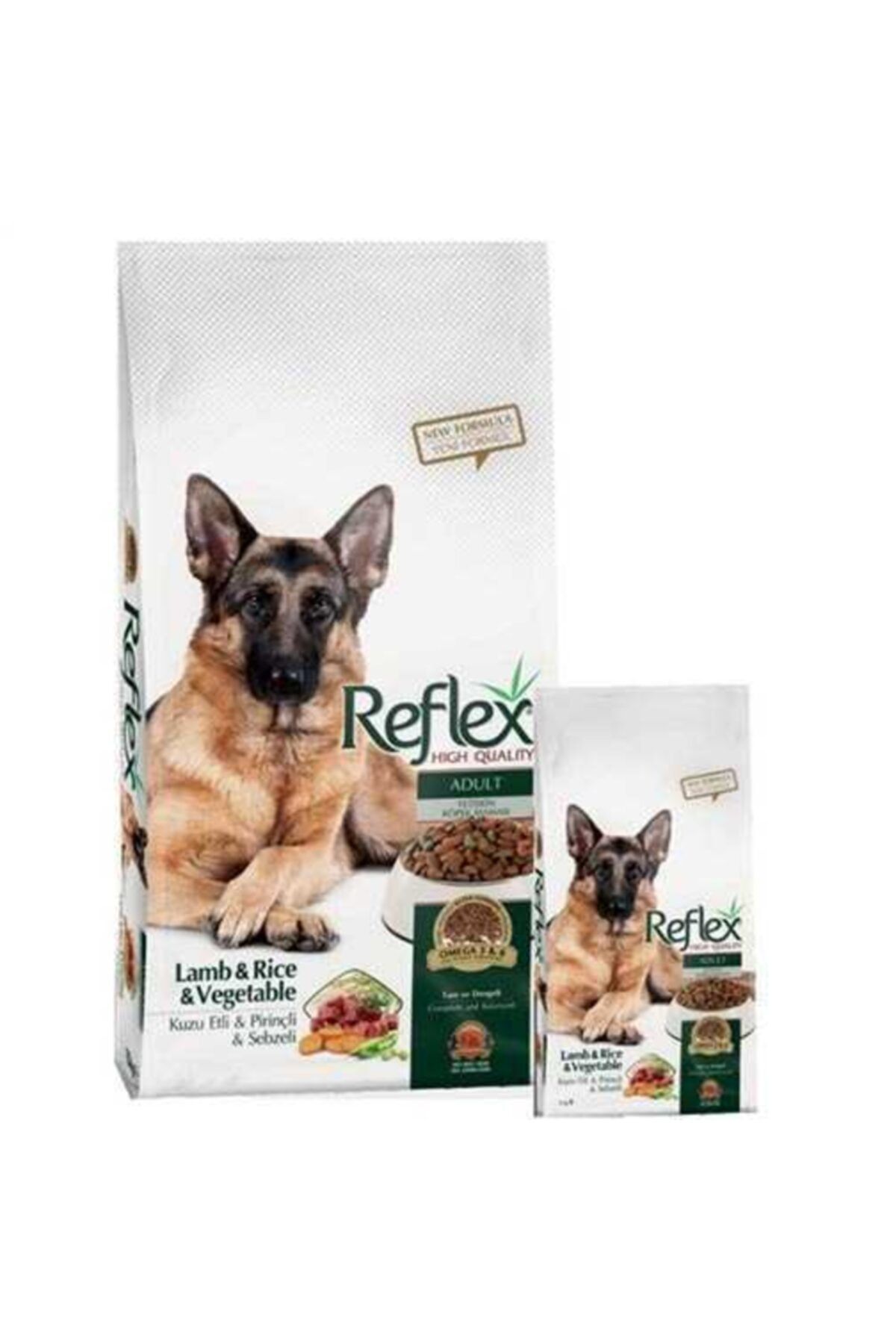 Reflex Kuzulu Pirinçli ve Sebzeli Yüksek Kaliteli Köpek Maması 3kg