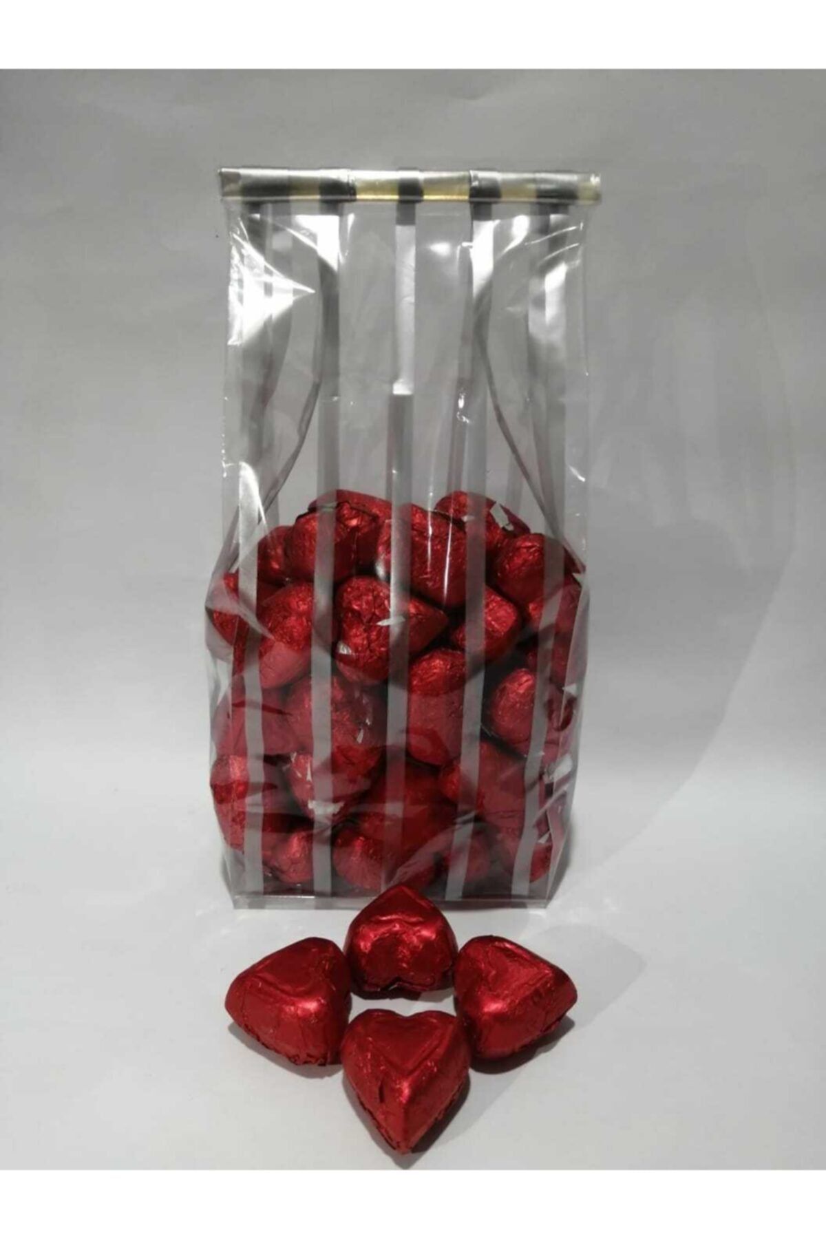 Pelit Valonia Valonia Ikiz Kalp Kırmızı Çikolata 500 Gr