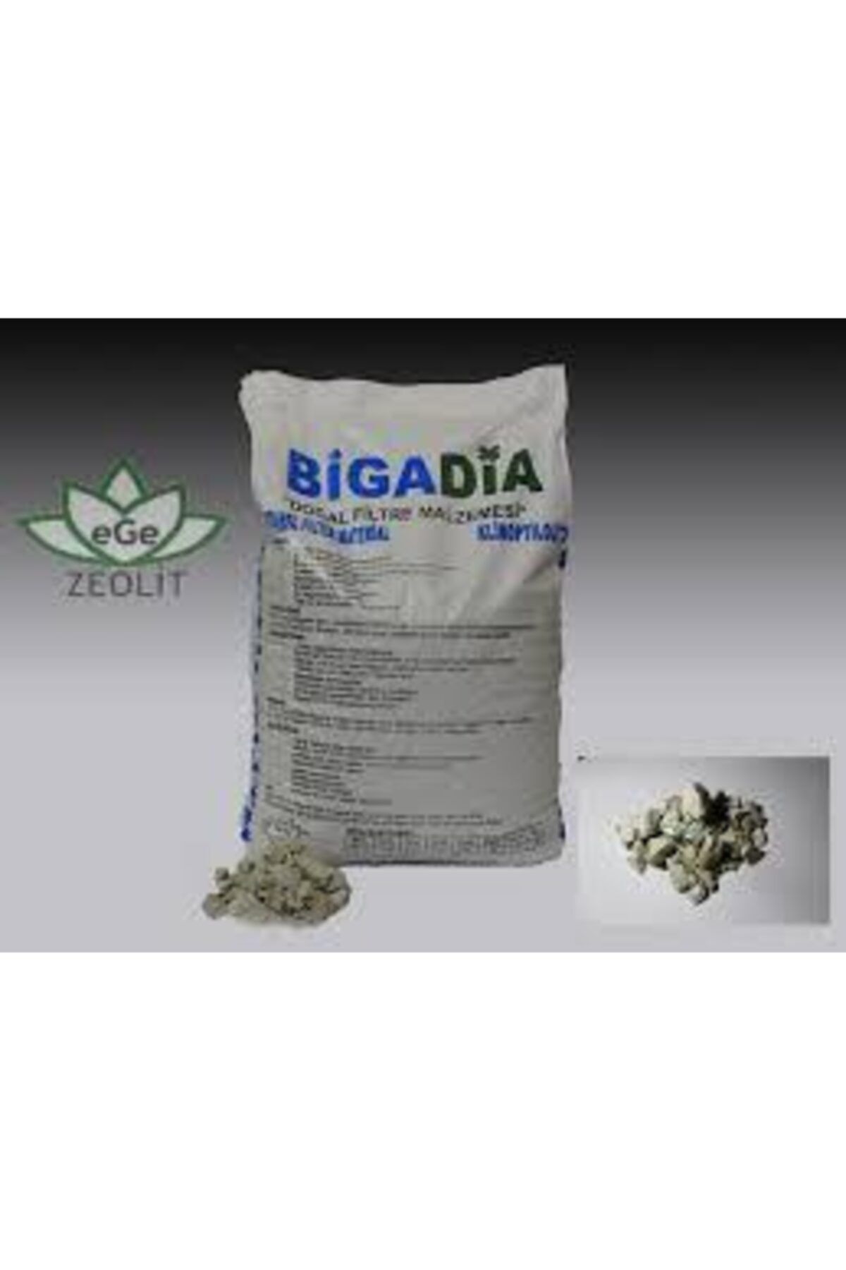 BİGADİA Zeolit 1,5-3 Mm Filtre Malzemesi 25 Kg