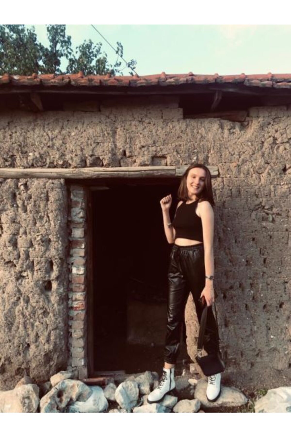 grönland Kadın Askılı Crop