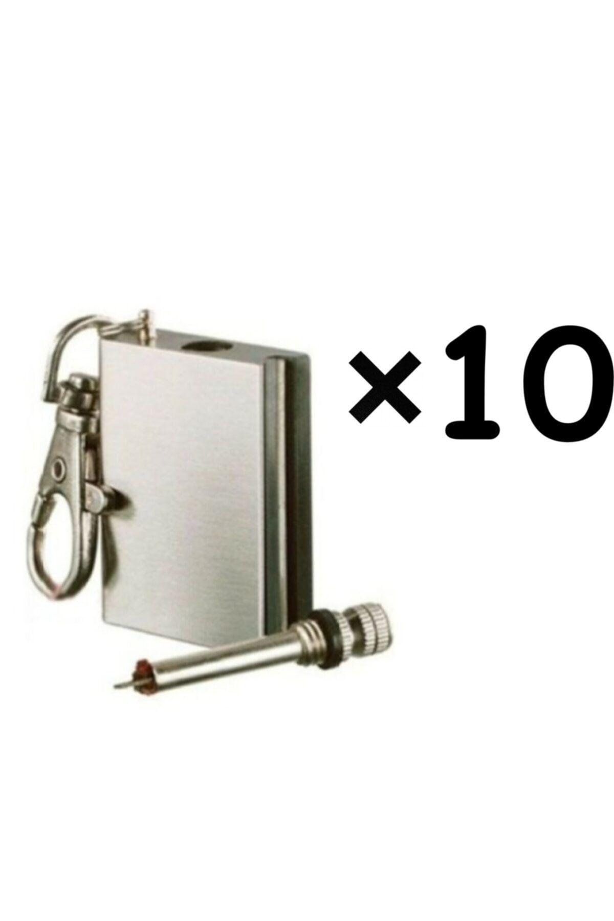 Newelty 10 Adet Benzin Ile Çalışan Metal Kibrit