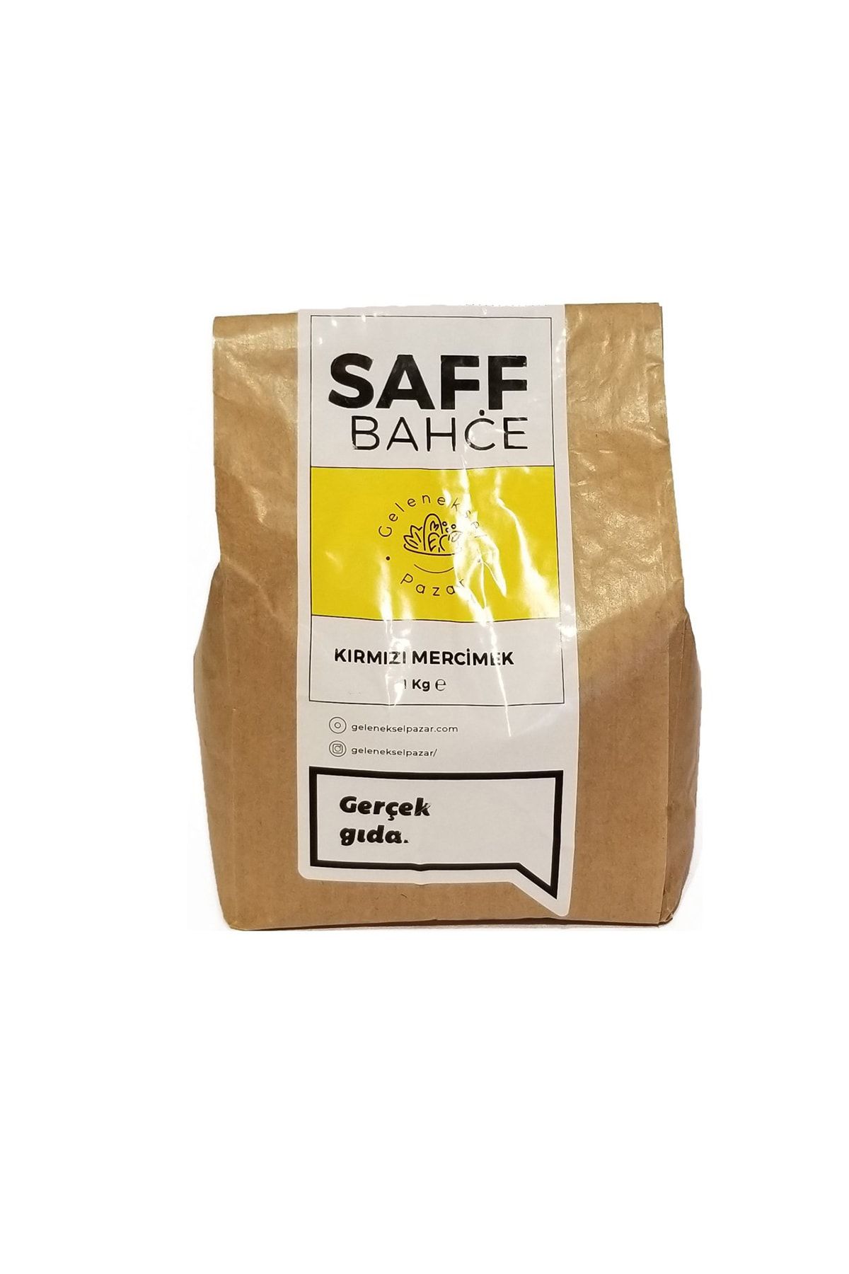 SaffBahçe Kırmızı Mercimek 1 kg