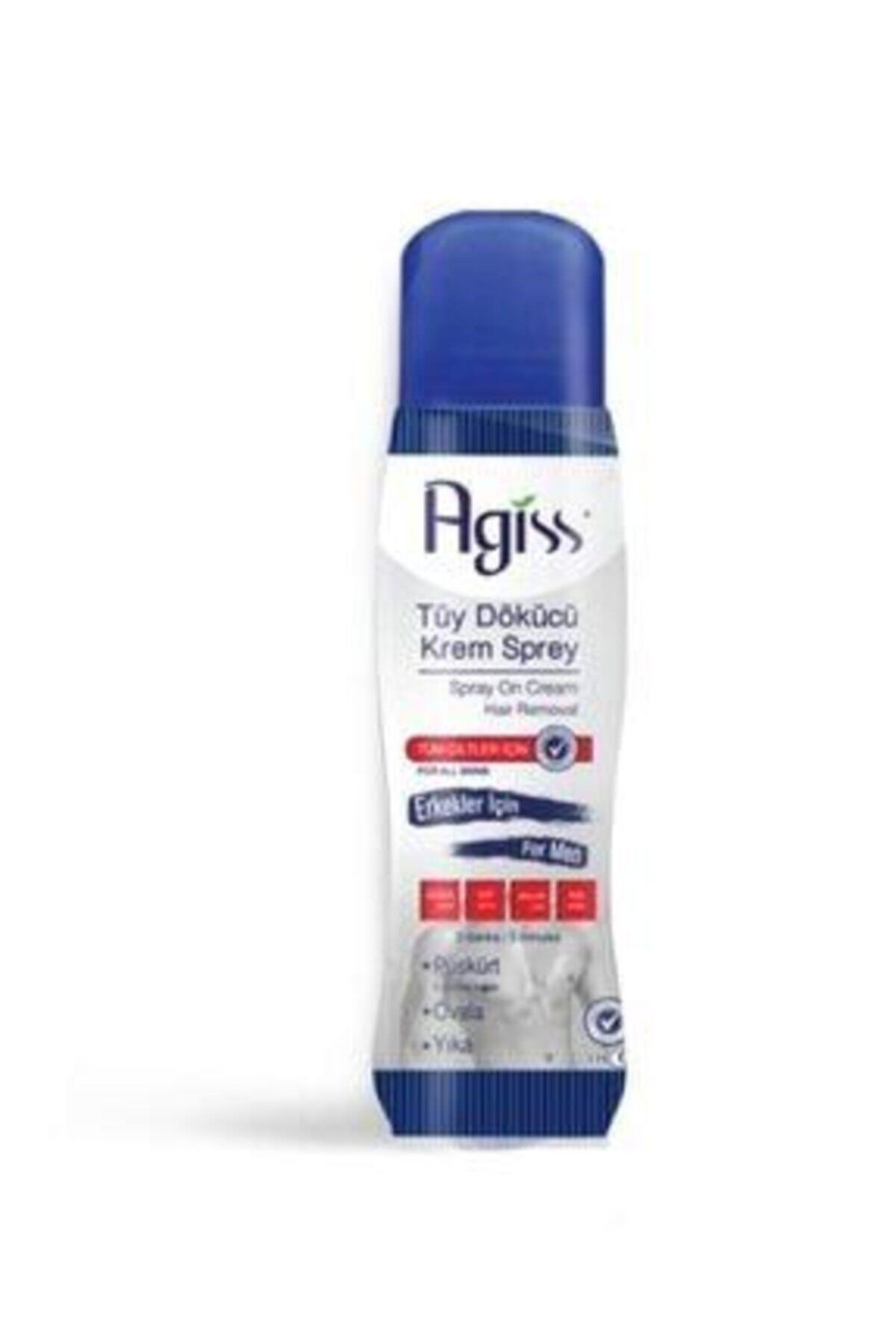AGISS Tüy Dökücü Krem Sprey For Men 175 Ml