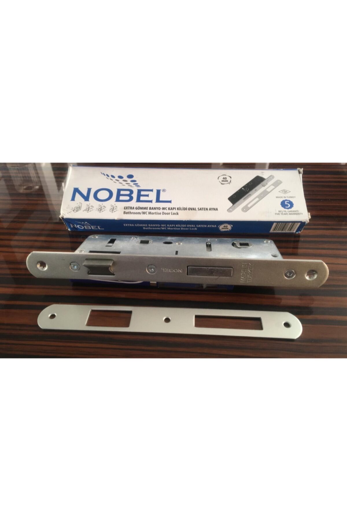 Nobel Nbel Extra Gömme Banyo-wc Kilidi Oval Saten Ayna