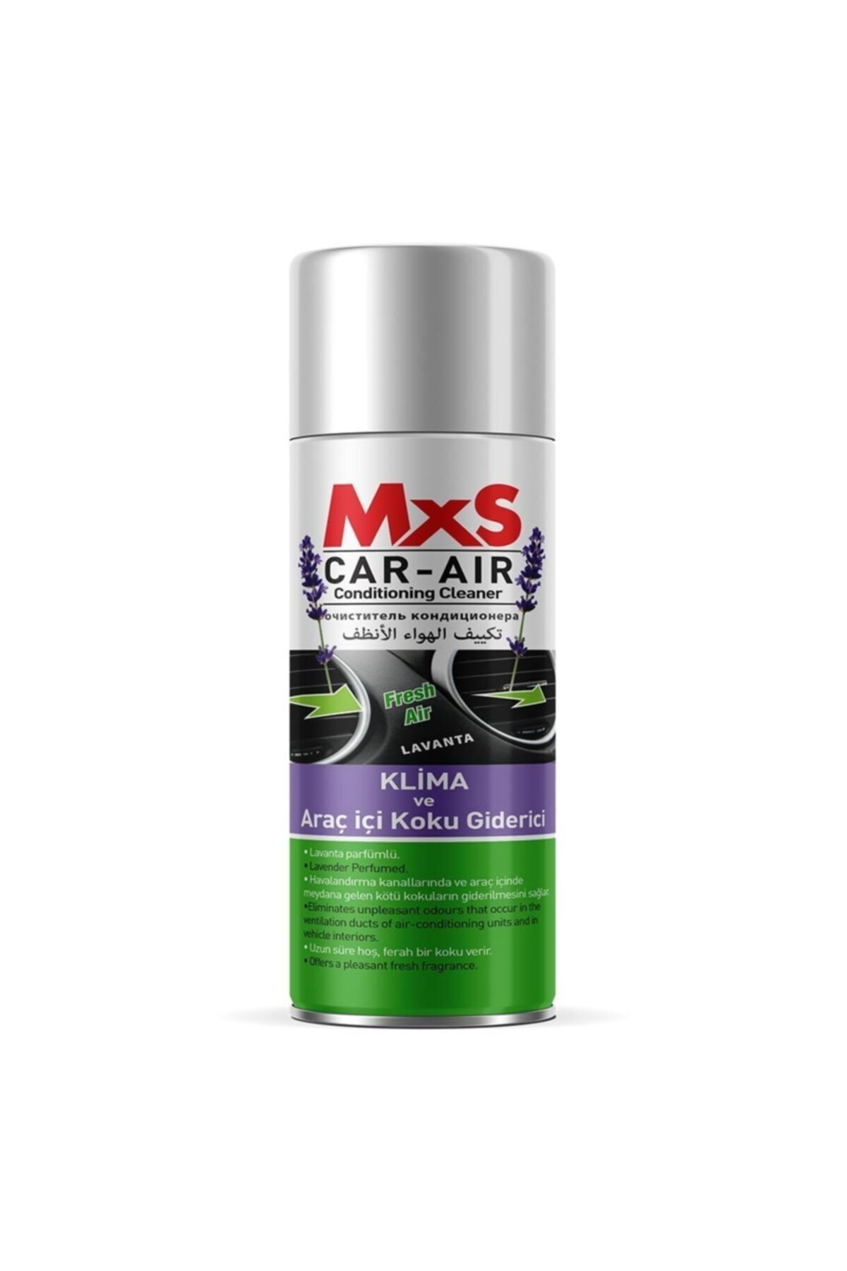 MxS Fresh Koku Bomba Araç Içi Ve Klima Koku Giderici Lavanta Kokulu 200 ml
