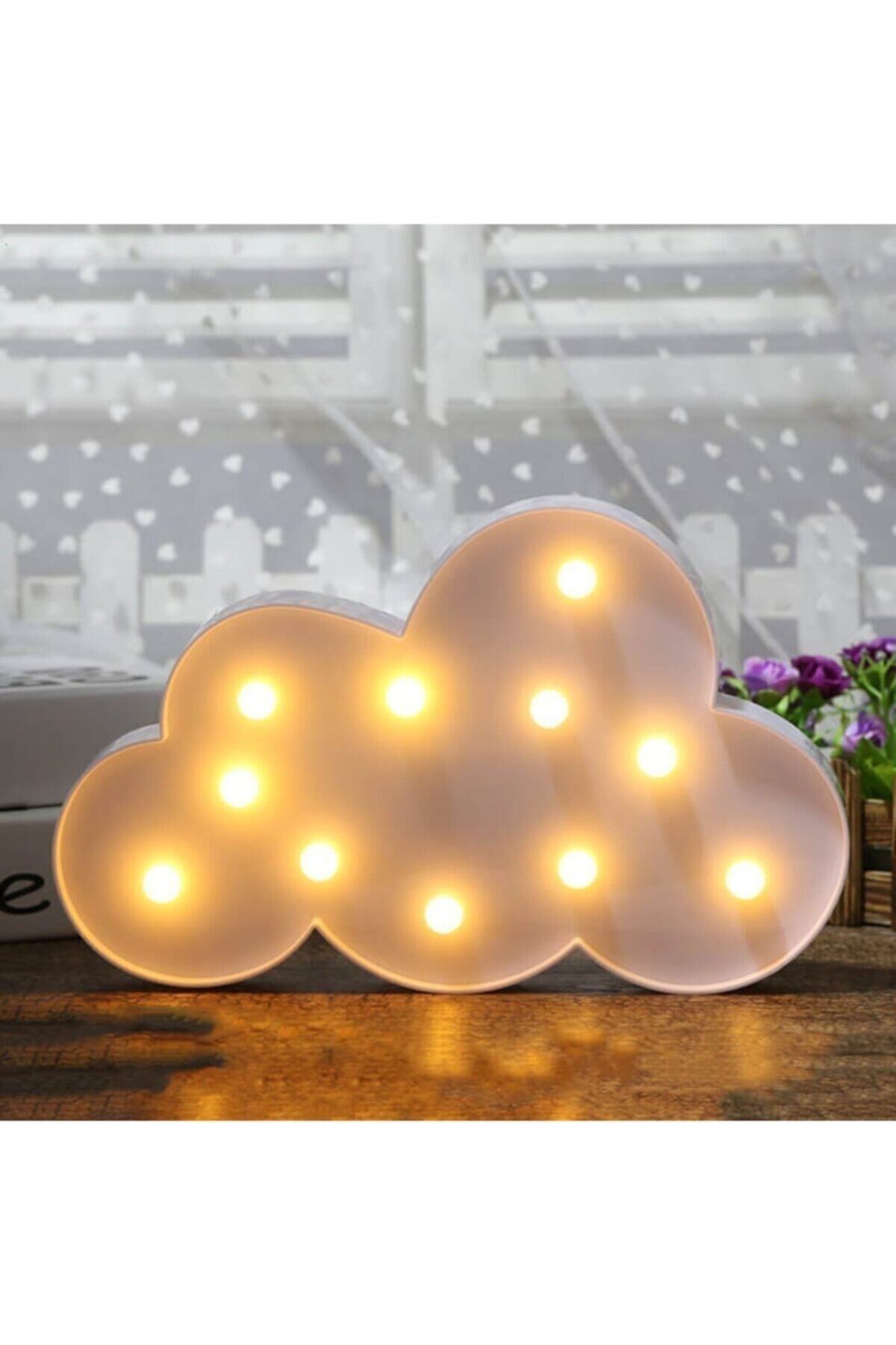KanguruSepeti Bulut Model Led Işıklı Masa Duvar Gece Lambası