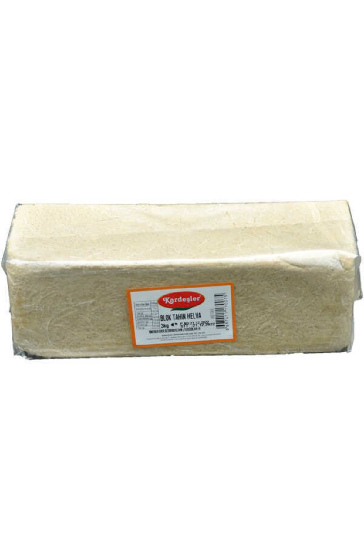 Kardeşler Şekerleme Kardeşler Sade Tahin Helva Blok 3 Kg