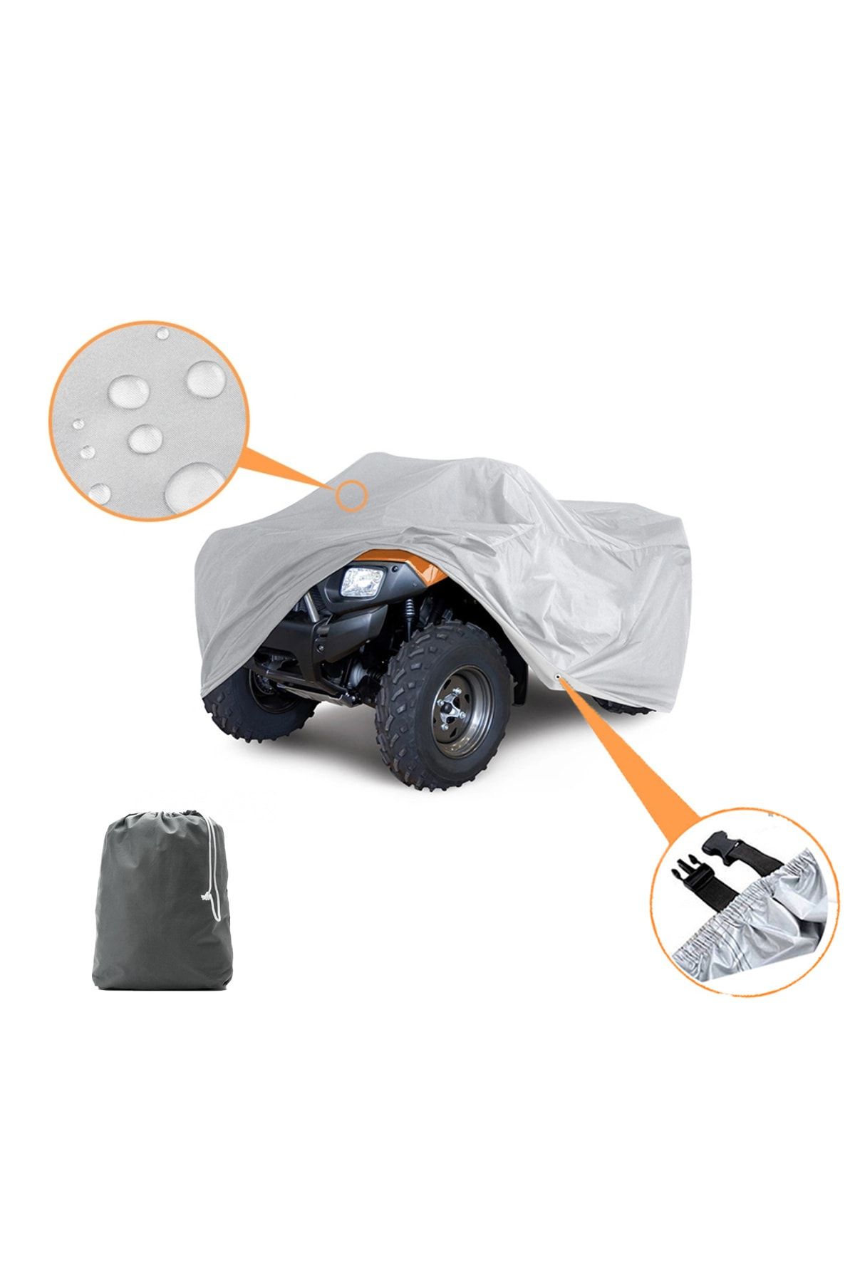 AutoZEL Asya Motor Toros 150, Su Geçirmez Atv Brandası