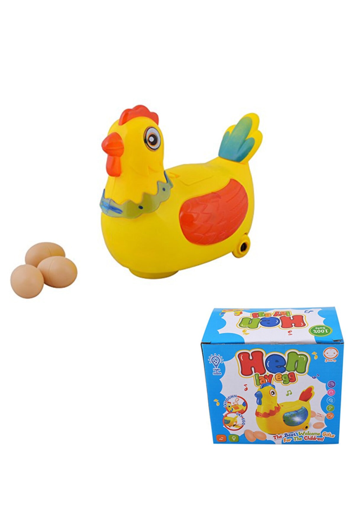 Sole Işıklı-müzikli Oyuncak,dans Eden-yumurtlayan Eğlenceli Tavuk Hen