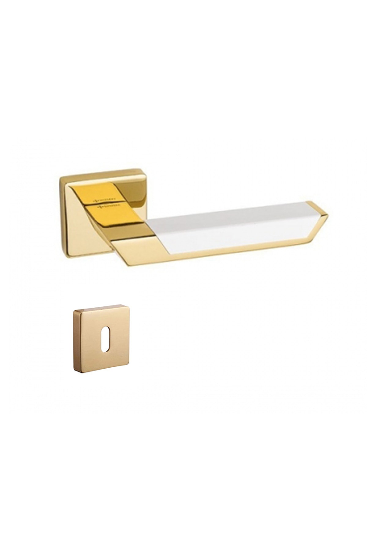 System Pandora Altın Renkli-Beyaz Oda Kapı