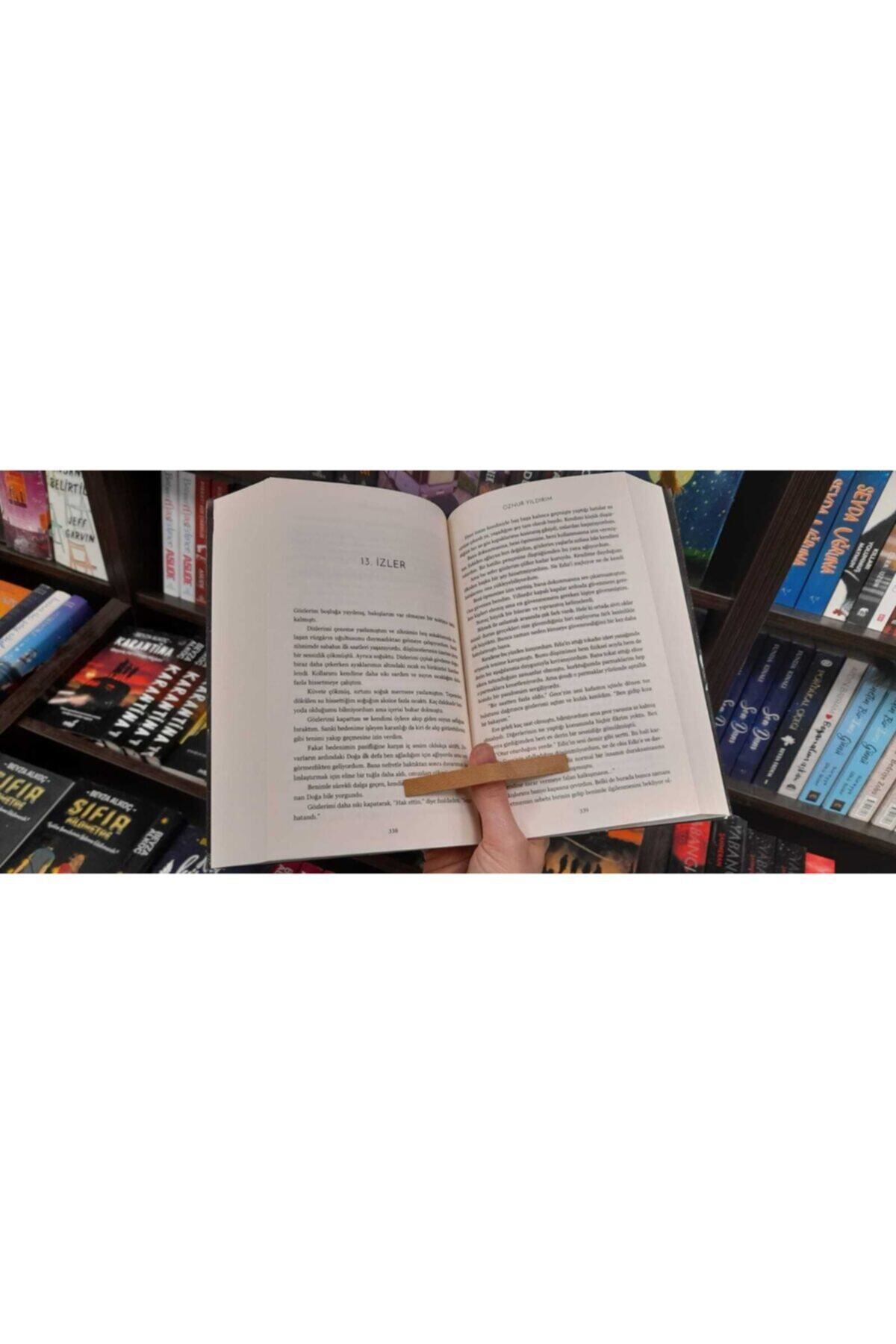 Duygu Doğal Ahşap Kitap Ayracı Model No:2