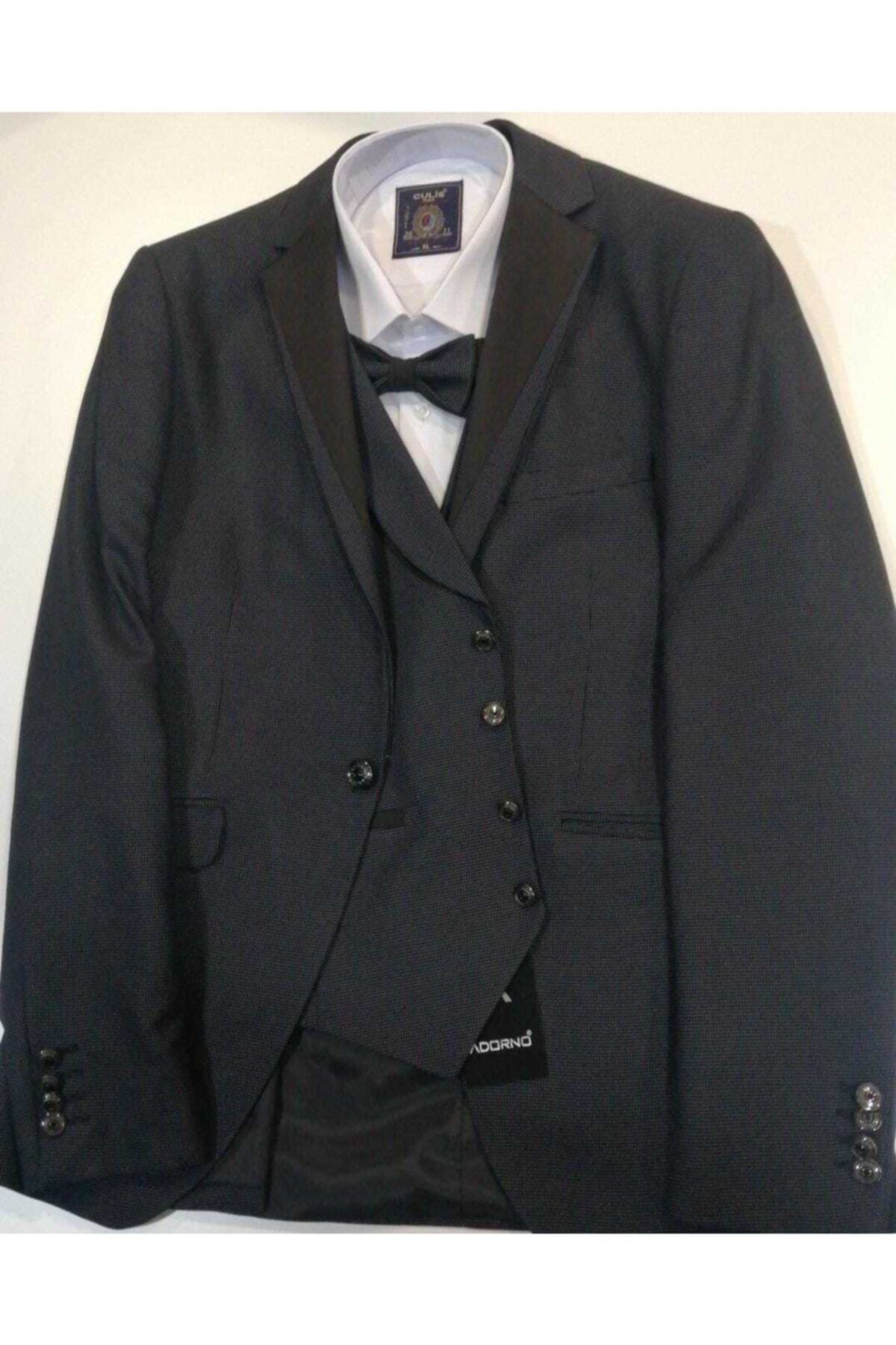 ADORNO Takım Yelekli Slimfit Damatlık