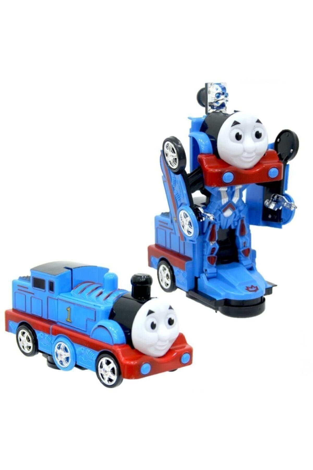 BigsToy Train Gogo Pilli Robota Dönüşen Araba