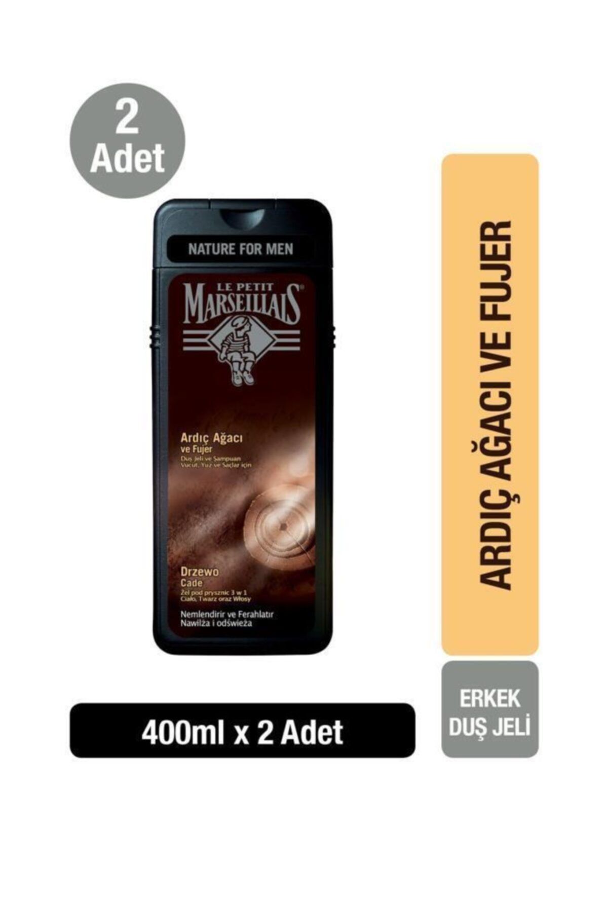 Le Petit Marseillais Ardıç Ağacı Ve Füjer Duş Jeli 400ml X2