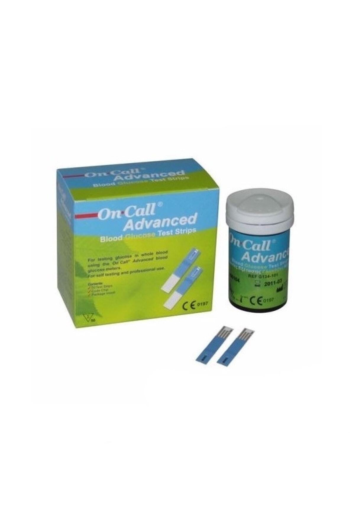 On Call Advanced Şeker Ölçüm Stribi 50 Test ( Cihaz Ile Uymlu)