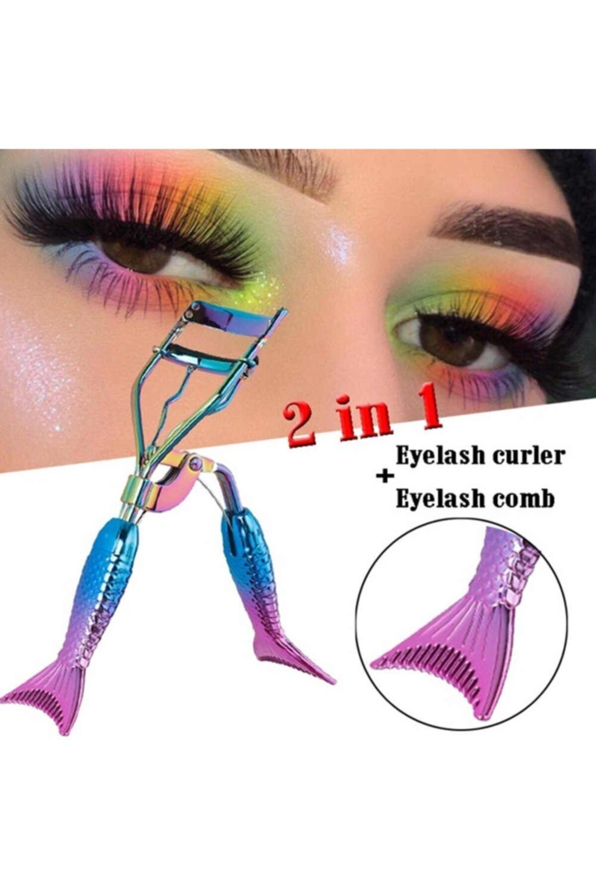 artskin Arya 2in1 Balık Uçlu Kirpik Kıvırıcı Parlak