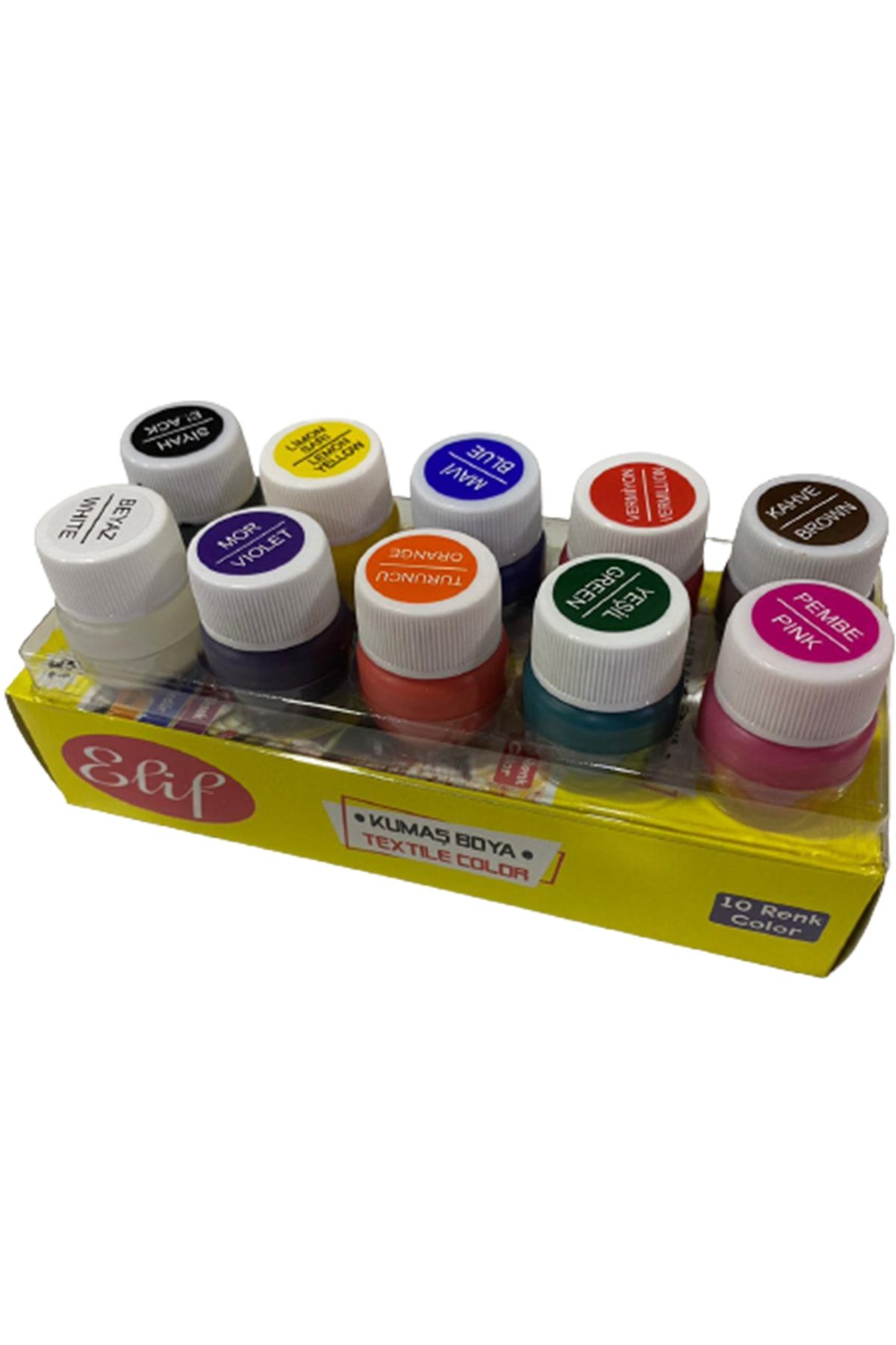elif is egitimi 10 renk su bazli kumas boyasi 10 renk x 15 ml fiyati yorumlari trendyol