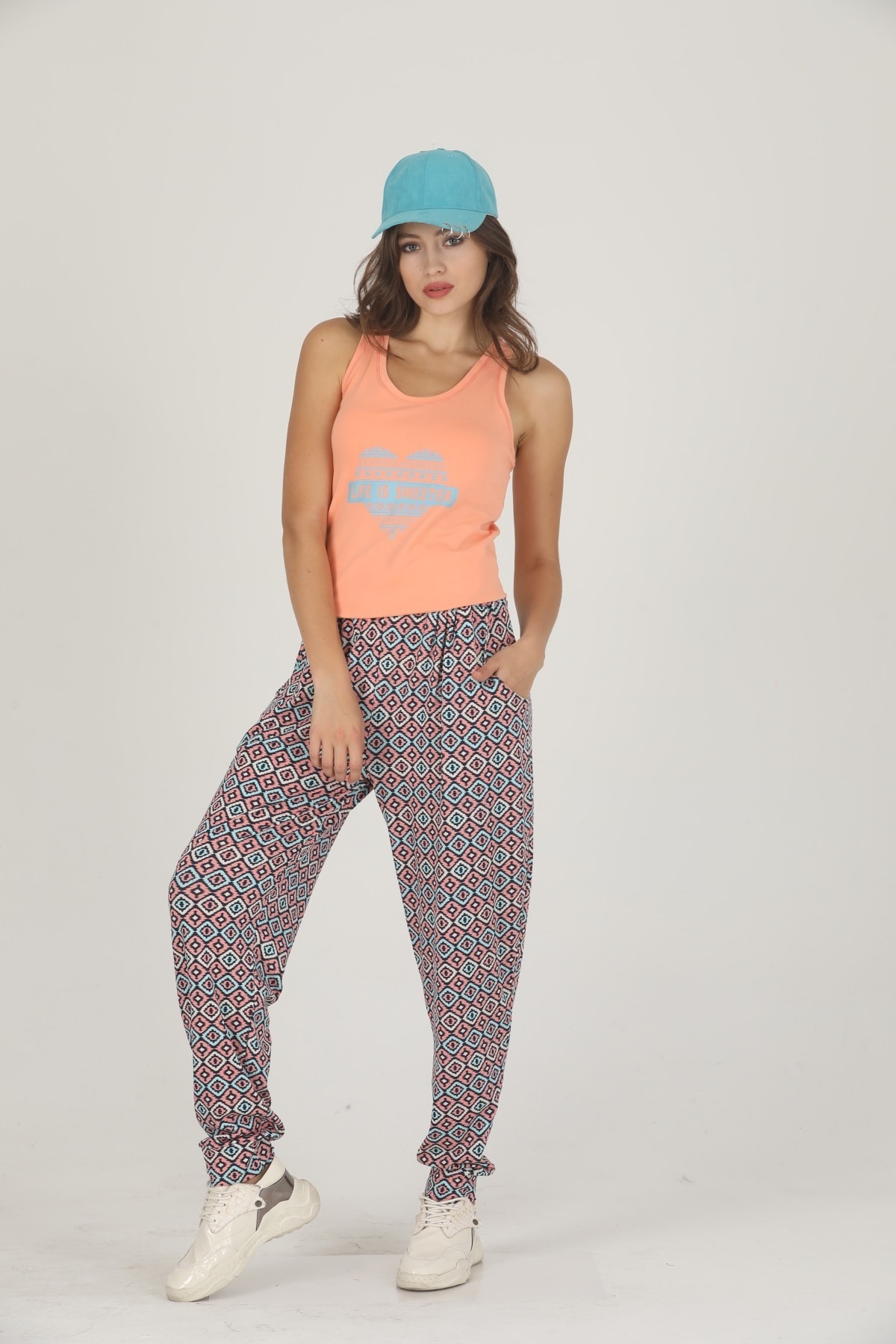 MASSİMO BAZAAR Kadın Pembe Şalvar Alt