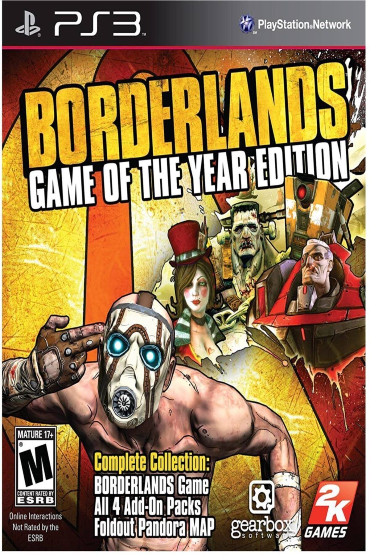 Sony Ps3 Borderlands Game Of The Year Edıtıon Efsane Oyun