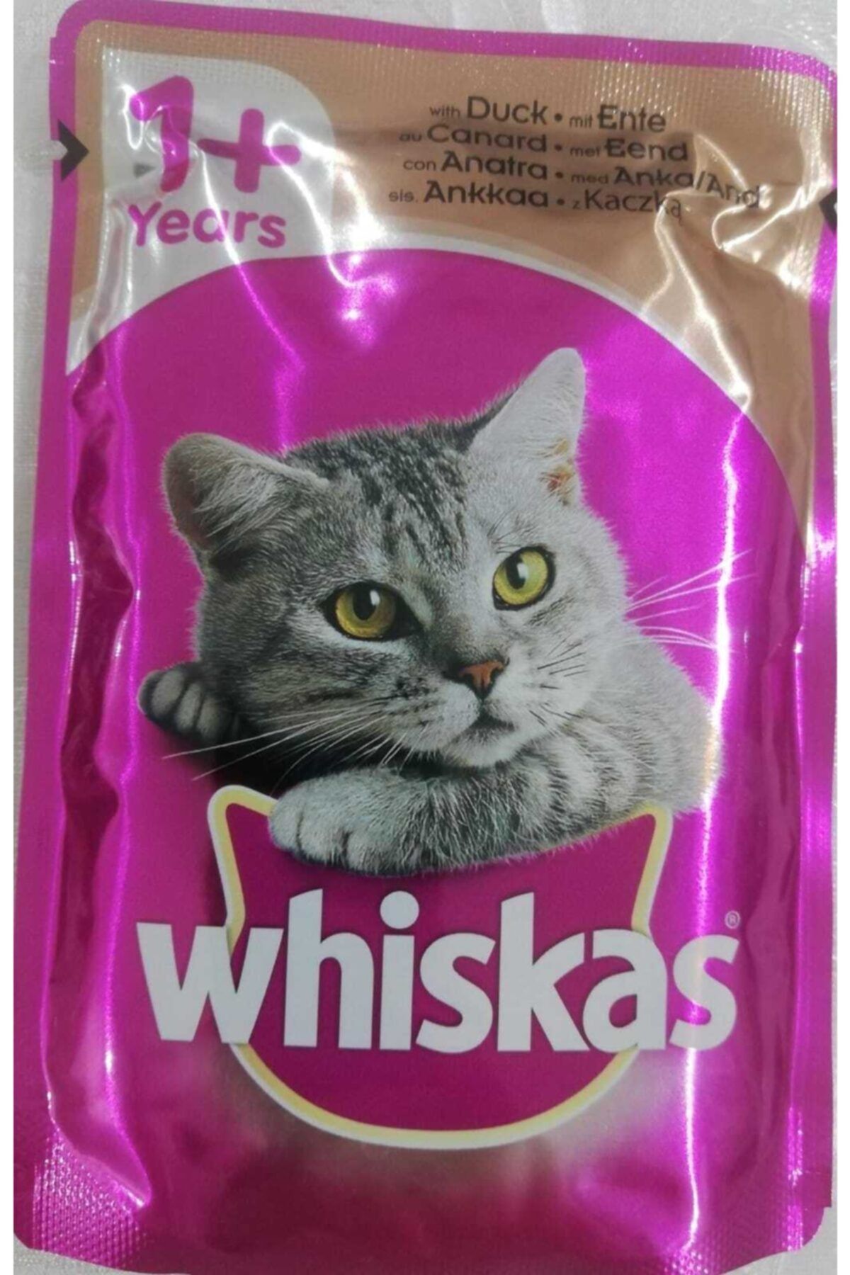 whiskas ordekli 1 yetiskin kedi yas mama pouch 100gr x 5adt fiyati yorumlari trendyol