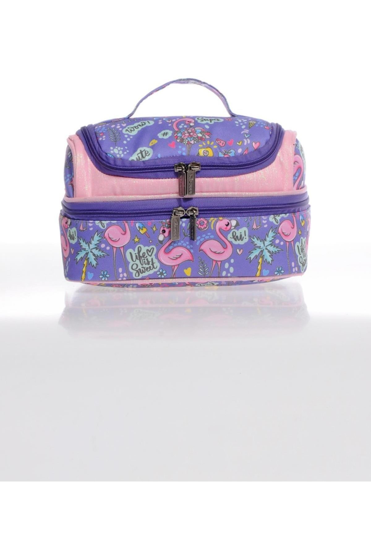 KIDS&LOVE L7019 Flamıngo Kız Çocuk Beslenme Çantası