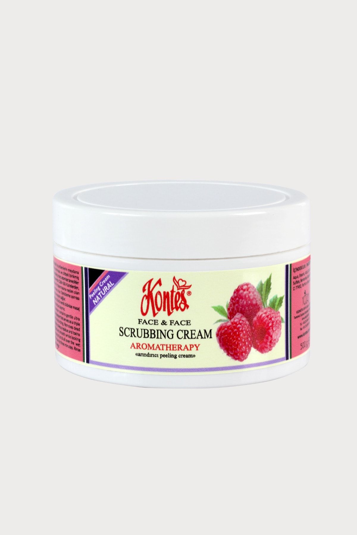 Kontes Face&face Scubbing Cream Aromaterapi Arındırıcı Peeling / Böğürtlen (500G)